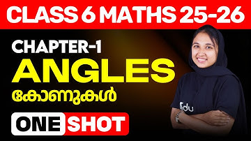 Class 6 Maths | Chapter 1 Angles കോണുകൾ  One Shot | Eduport Class 6