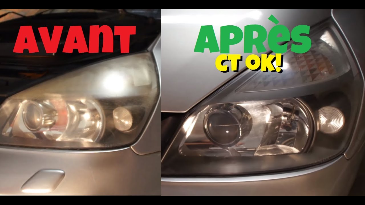 TUTO] Rénover phares voiture Kit 3M spécial optique abîmés opaques