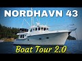Nordhavn 43 boat tour 20    welcome aboard our 400 sq ft liveaboard floating home mv freedom