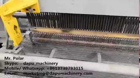 10mm hole size Coil Roll Electric Welded Wire Mesh Welding Machine sold to Mexico