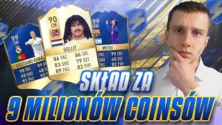 BUDOWANIE SKŁADU ZA 9 MILIONÓW COINSÓW ft. RONALDO 99 & MESSI 99 l FIFA ULTIMATE TEAM