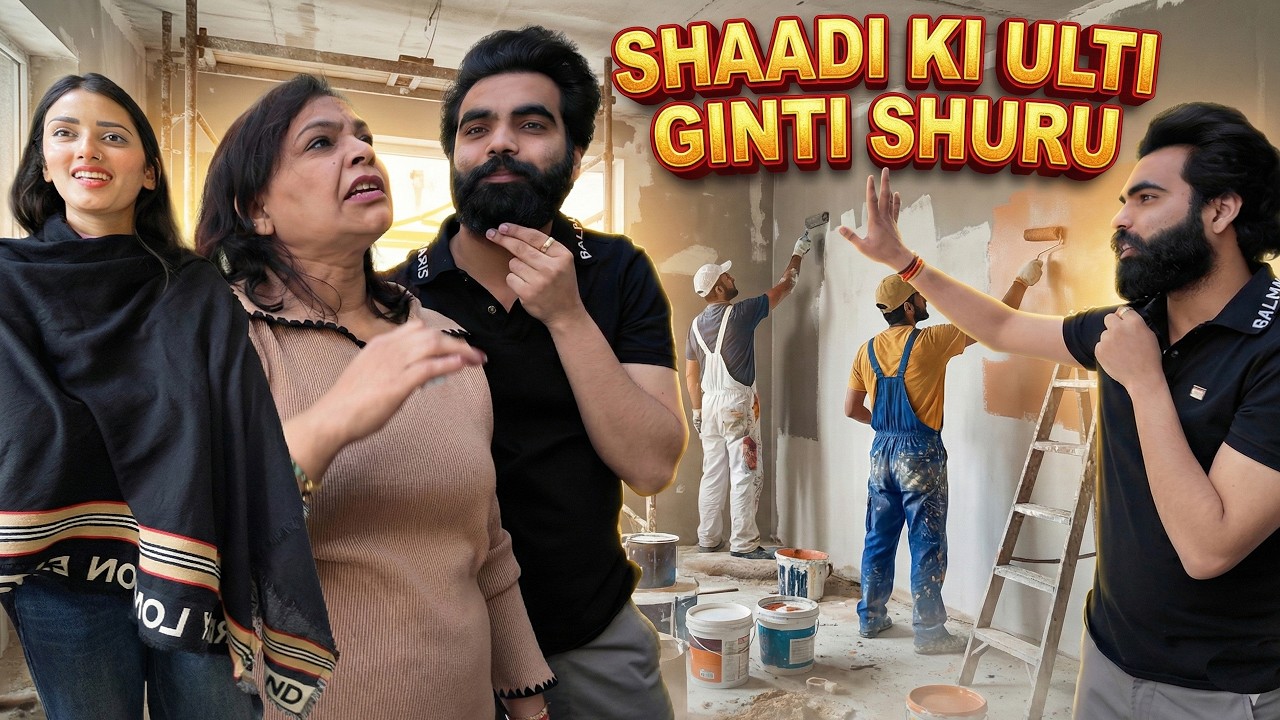 Karan ki Shaadi ki Ulti ginti shuru || Kab hoga ghar ka renovation complete