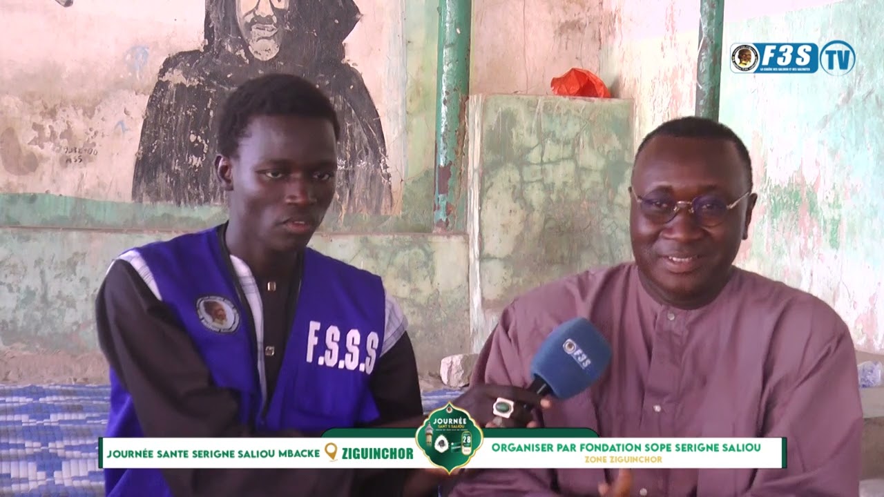 JOURNÉE SANTE SERIGNE SALIOU MBACKE LE 28 DÉCEMBRE 2025 RÉACTION  DES DWR FSSS ZONE ZIGUINCHOR