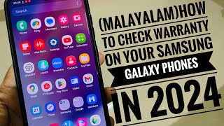 (MALAYALAM)HOW TO CHECK WARRANTY ON YOUR SAMSUNG GALAXY PHONES IN 2024
