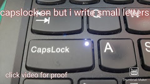 wrting with capslock on but its small letters