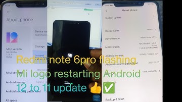 Redmi note 6pro flash logo recovery mode 2023 #TeluguSmartphoneSolution