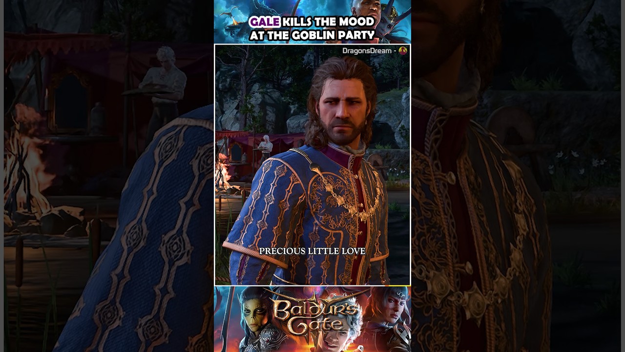 Don't talk to Gale at the goblin party in Baldur's Gate 3