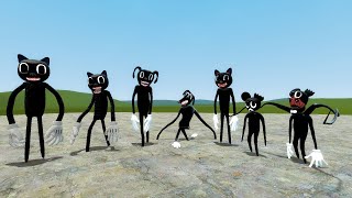 ALL CARTOON CATS BATTLES TREVOR HENDERSON!! Garry's Mod Sandbox