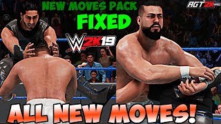AGT - WWE 2K19 | NEW MOVES PACK DLC (WITHOUT GLITCHES/БЕЗ ГЛИТЧЕЙ) - ALL New Moves & Taunts!