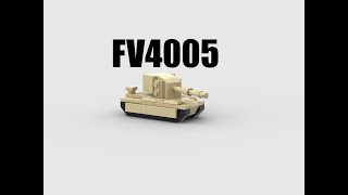 Лего мини танк FV4005