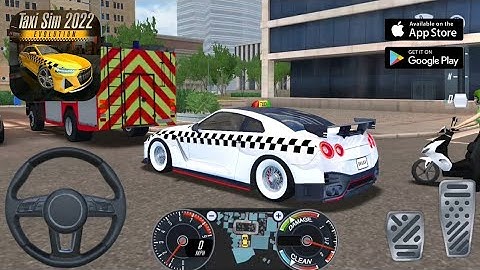 Taxi Simulator Evolution (Nissan Skyline  New Taxi Driving Gameplay Android,iOS
