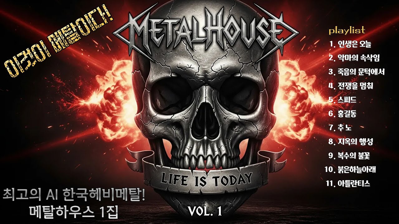 메탈 팬들의 갈증을 풀어줄 최고의 한국 헤비메탈 | 메탈 하우스 1집