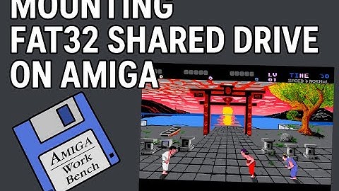 Mounting a Shared FAT32 SD card Partition in  CaffeineOS #commodoreamiga #pistorm #amiga500 #retro