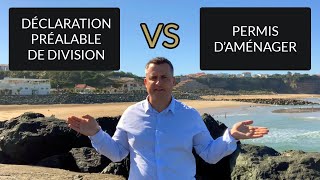 ❌ DECLARATION PREALABLE DE DIVISION ou PERMIS D'AMENAGER ? - YouTube