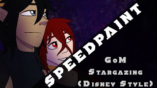 GoldenBlood Stargazing | Disney Style Challenge Speedpaint