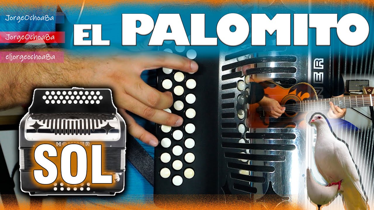 Tutorial El Palomito de Los Cadetes de Linares en Acordeón de Sol // Explicacion Completa