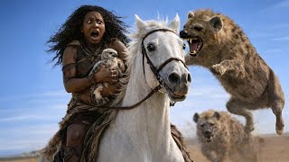 “Life Millions of Years Ago 😱 Pregnant Girl Saves Eagle Baby While Beasts Attack!”