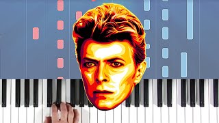 David Bowie - Changes | PIANO TUTORIAL screenshot 1
