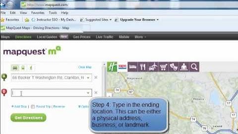 Mapquest Tutorial