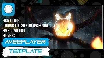 Avee Player Template #38| Flame Effect | Template By Hendri Creation