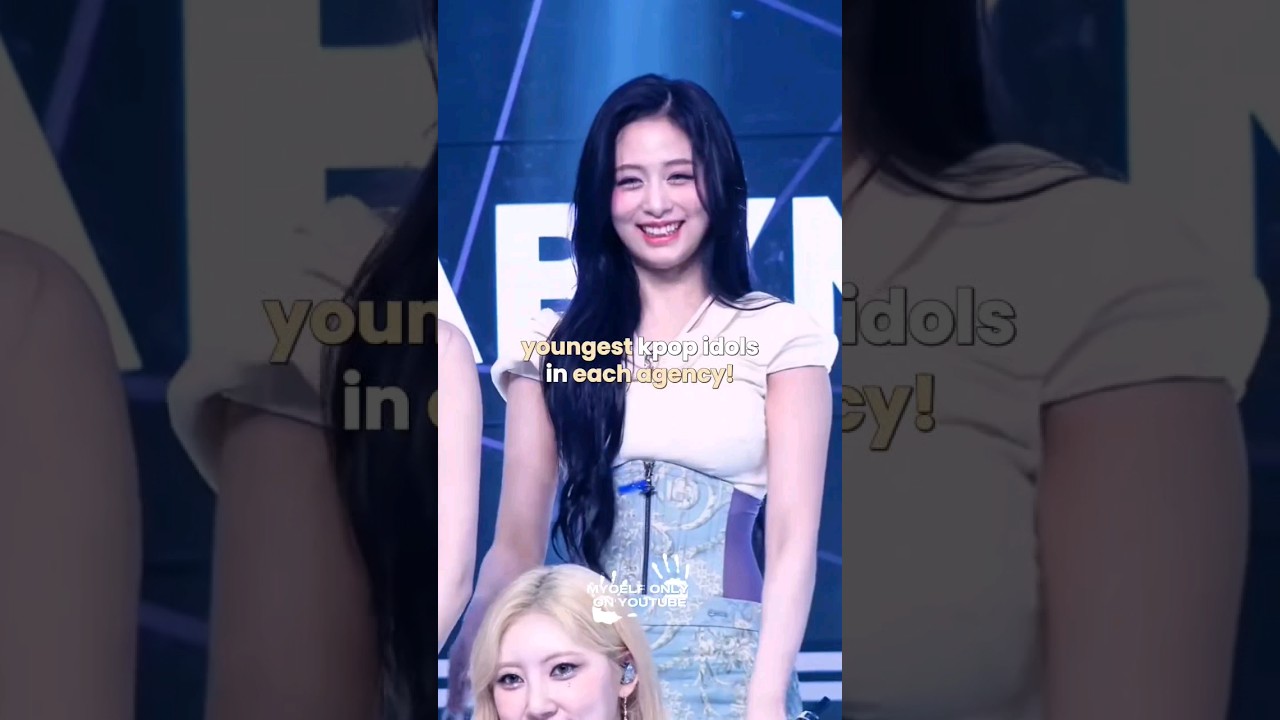 youngest idols in each agency! #babymonster #ahyeon #kpop #shorts