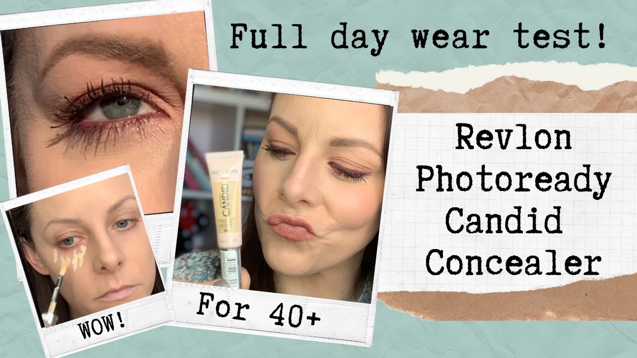 REVLON PHOTOREADY CANDID CONCEALER WEAR TEST FOR 40+ | Testing out a highly rated budget concealer