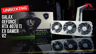 [Unboxing] Galax GeForce RTX 4070 Ti Ex Gamer V2 White