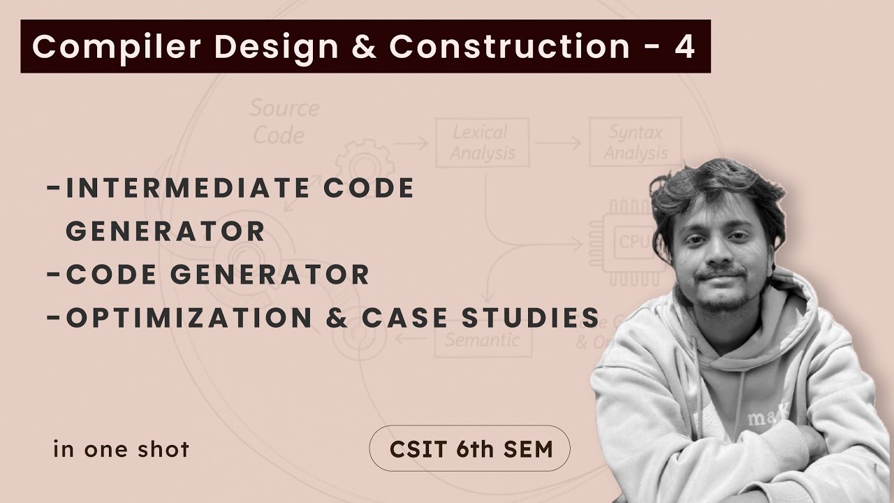 Compiler Design - 4 | Intermediate Code generation and optimization in ...