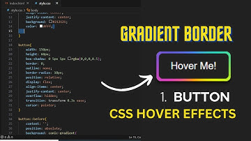 Button Gradient Border with Animation  | CSS Buttons Hover Effect | In Hindi | HTML & CSS