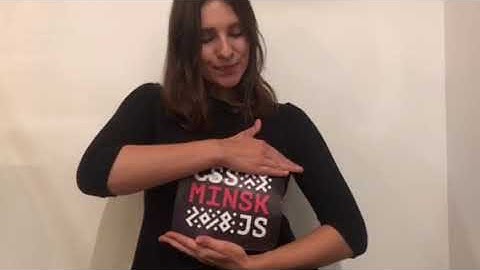 Invitation from Anna Migas to CSS-Minsk-JS Conference 2018