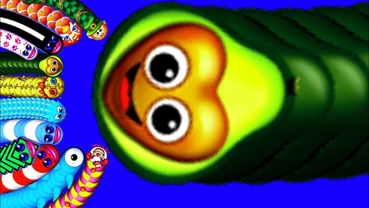 Cute Snake Biggest slither io Worms Zone 3,467,987+Score Best Snake