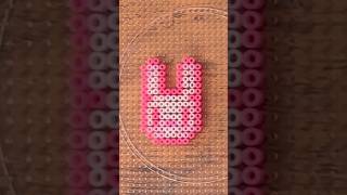 DIY Animal Fuse Bead Easy Craft Ideas Tutorial - Pink Bunny! 🐰