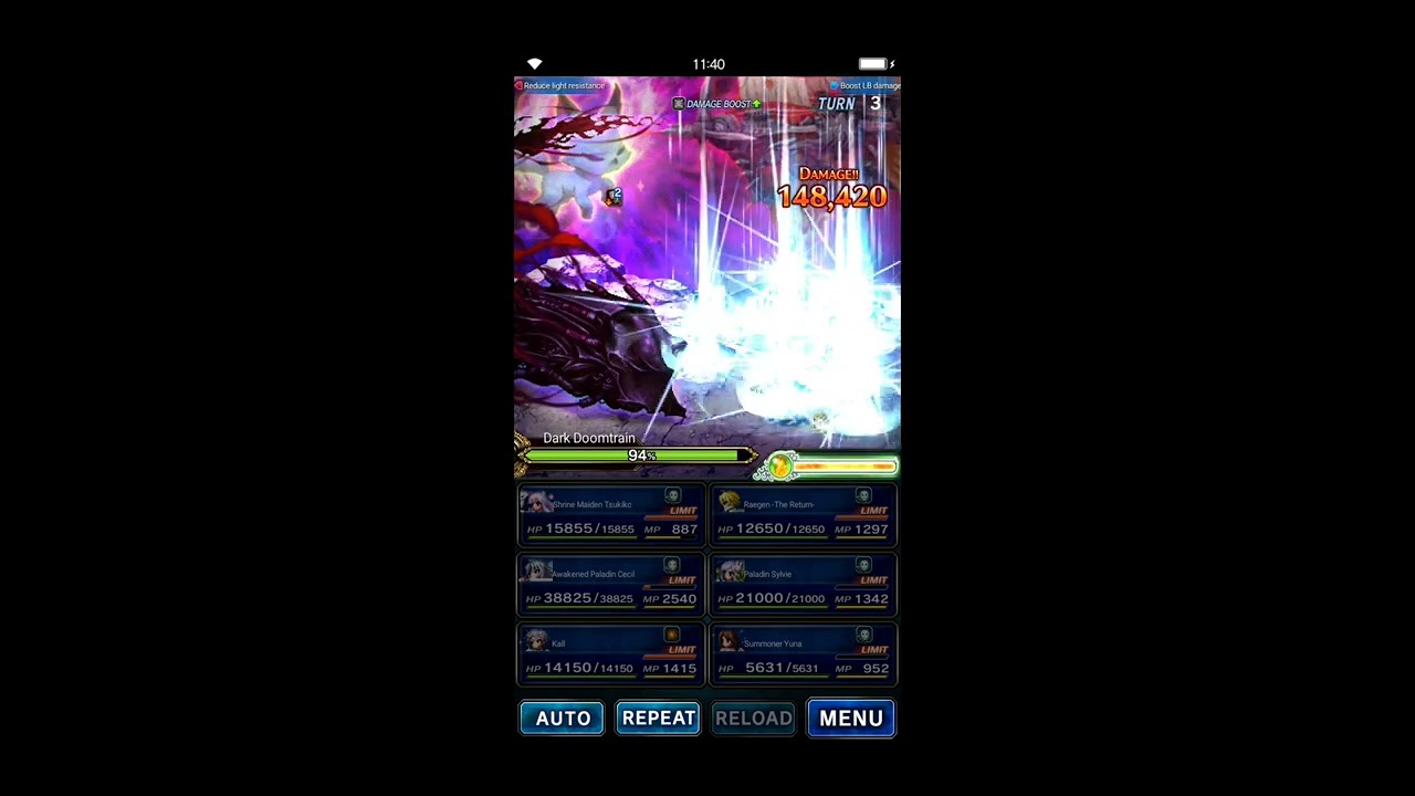 FFBE Dark Visions 24 Dark Doomtrain & Dark Winged Dragon perfect scores