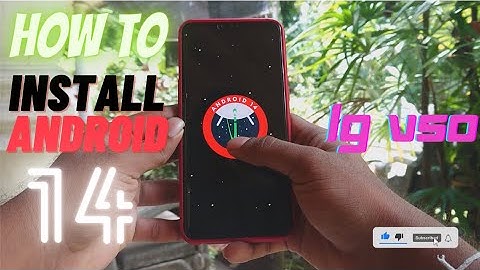 How to install android 14 GSI on lg v50 (with haptic feedback fix)