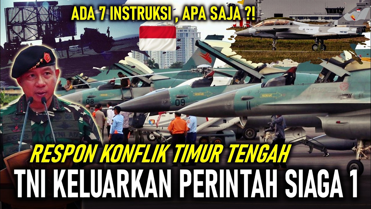 RESPON KONFLIK TIMUR TENGAH ! PANGLIMA TNI KELUARKAN TELEGRAM PERINTAH SIAGA 1 SELURUH PASUKAN