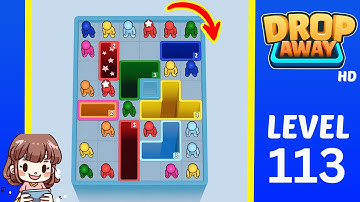 Drop Away Level 113 Solution Walkthrough