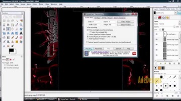boomtv channel background speed art with gimp and blender