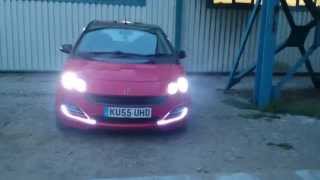 smart forfour with £3:50 ledlights strip