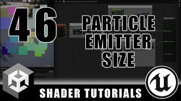 Particle System Emitter Size - Advanced Materials - Episode 46