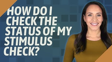 How do I check the status of my stimulus check?