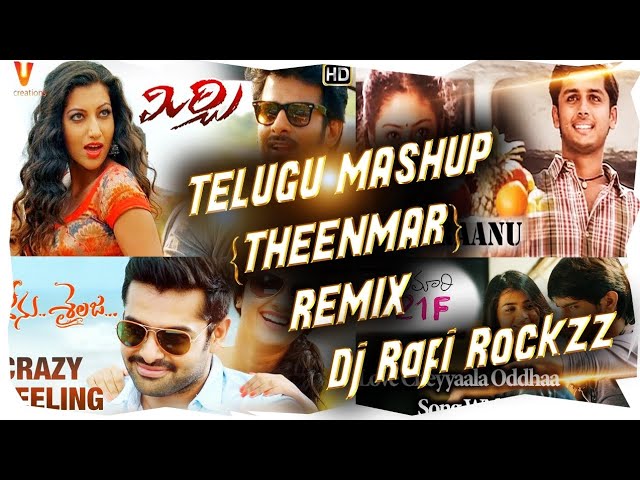 Telugu Mashup (Theenmar Chatal) Remix By Dj Rafi Rockzz . . .