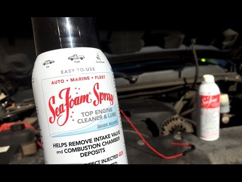 How to clean a gasoline fuel injection air intake with Sea Foam