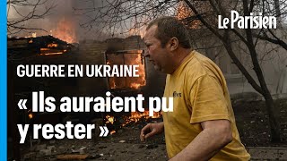 Guerre en Ukraine : les bombes russes détruisent des maisons près de Kiev