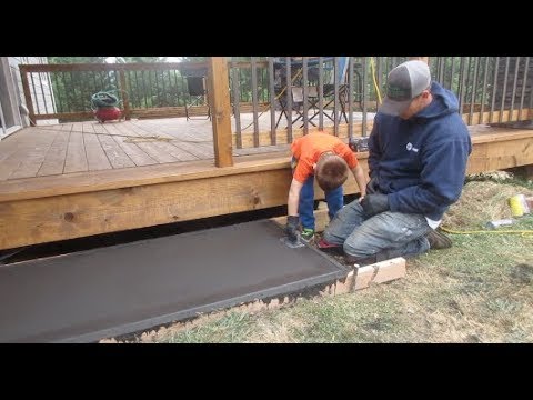 ogden decks comcrete patio