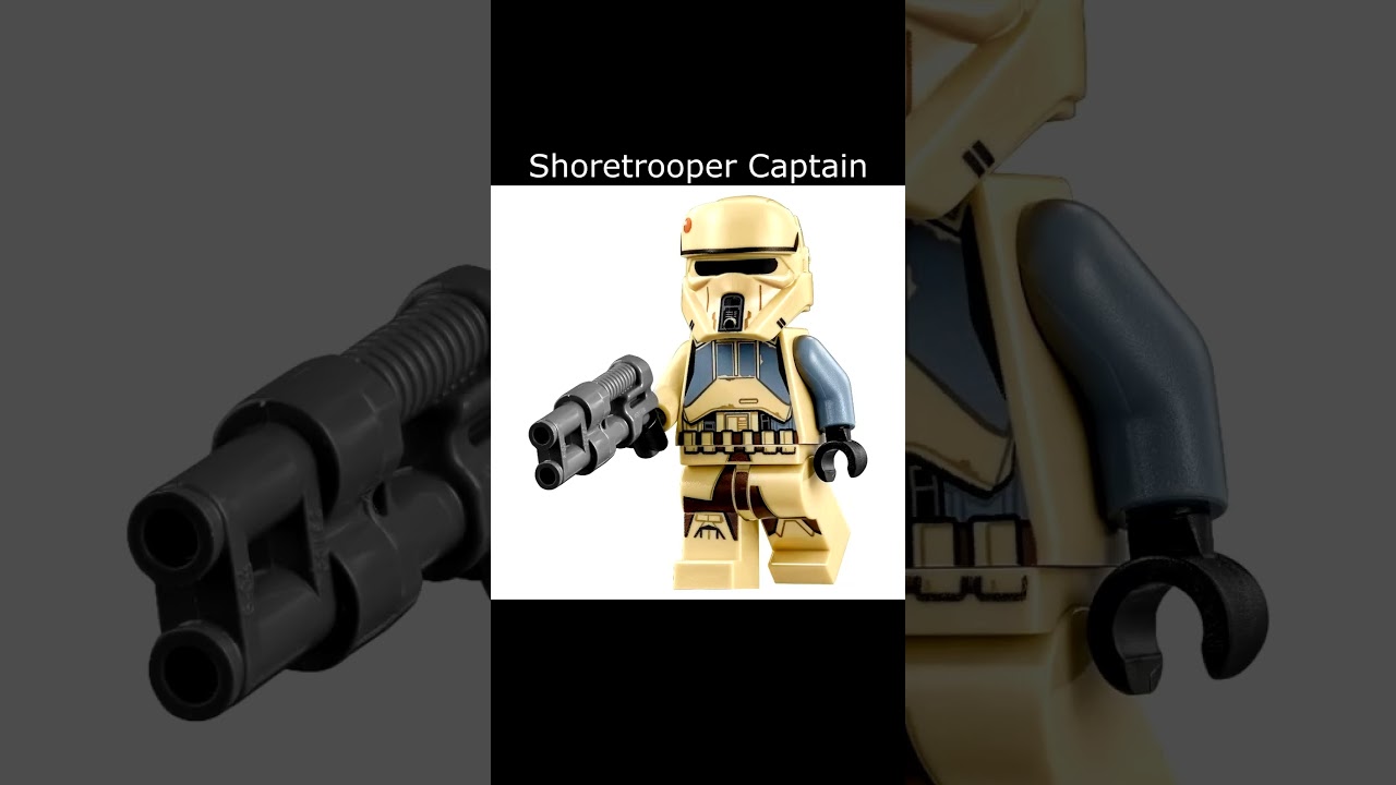 LEGO Imperial Shoretrooper Minifigure Evolution