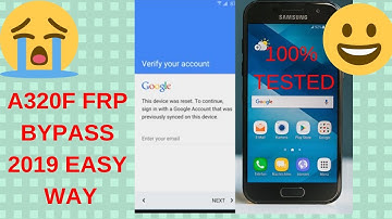 REMOVE FRP SAMSUNG A3 2017 SM-A320F/FL/Y ANDROID 8.0.0 / ALL SECURITY / EXCLUSIVE esay