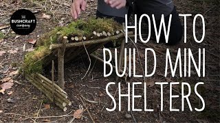 Bushcraft for kids: How to build a mini shelter AT HOME