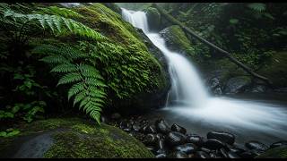 Deep Relaxation: Water Meets the Ferns | 440Hz Meditation Echoes for Peace & Sleep
