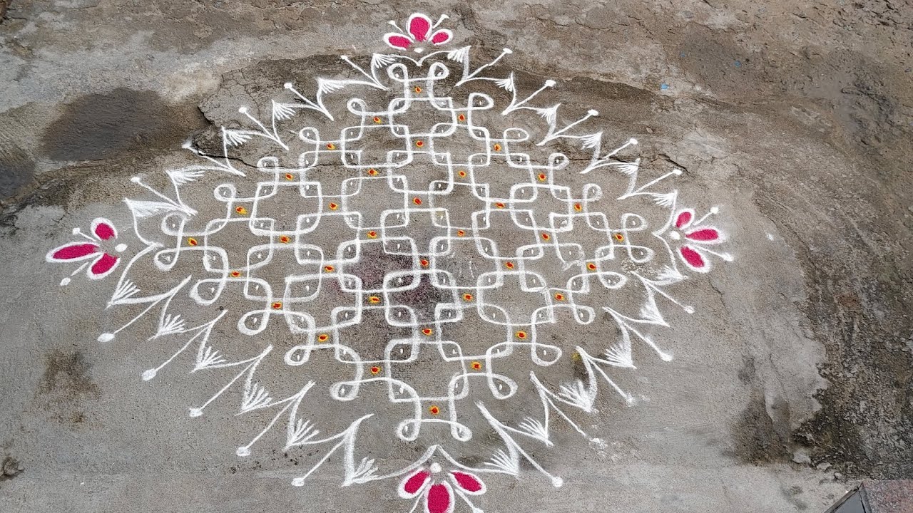 12 dot sikku kolam for beginners 