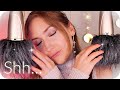 Asmr brain massage for deep sleep  fluffy mics layered sounds breathing whisper  no talking 